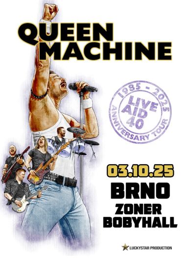 Queen Machine LIVE AID 40 Anniversary Tour Queen Machine LIVE AID 40 Anniversary Tour